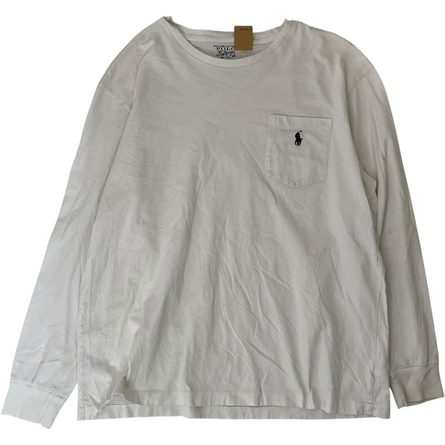 POLO  RALPH LAUREN    ロングTシャツ　M  刺繍