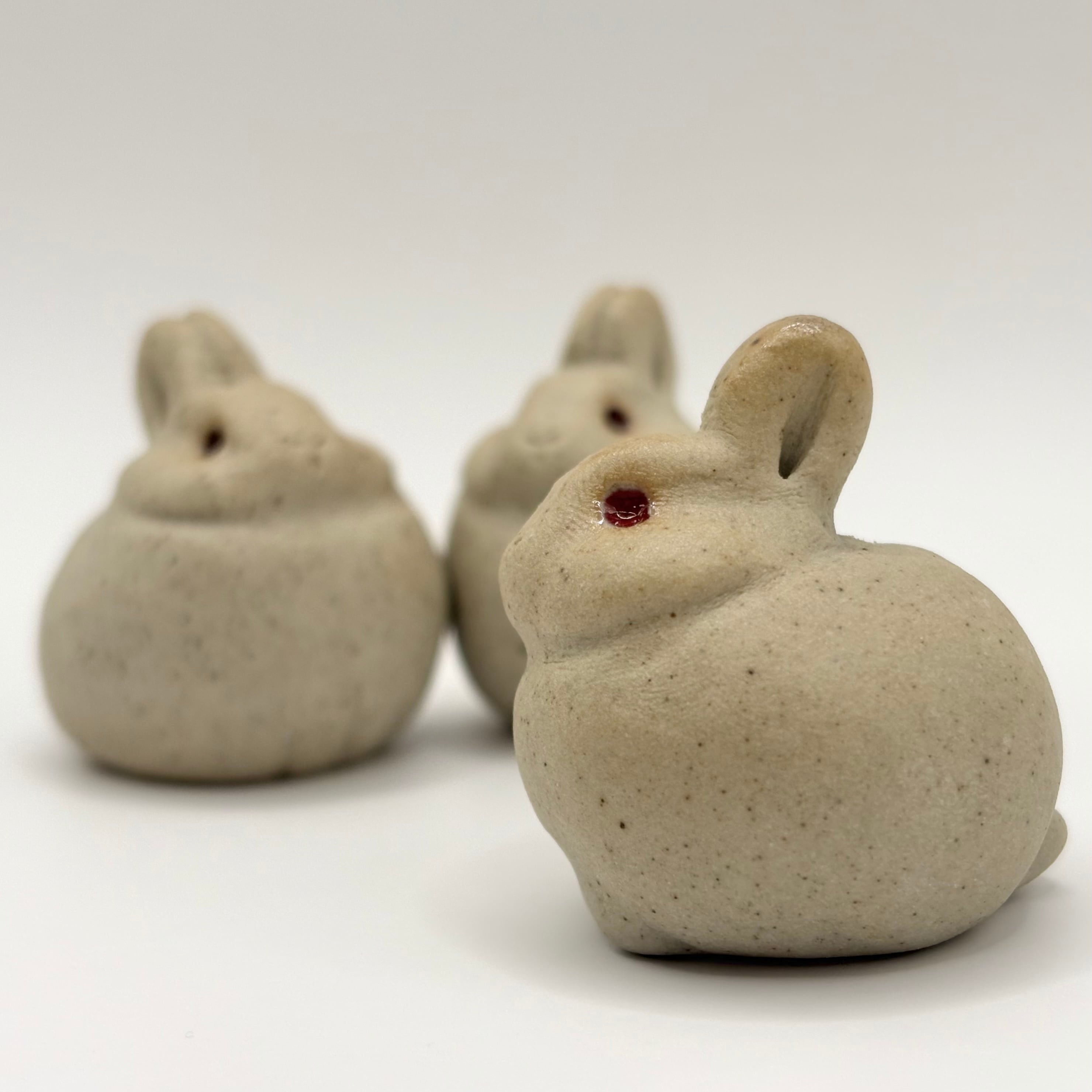 通常販売) らふうさ 手作り陶器のちいさなうさぎ | やきもの みちかけ