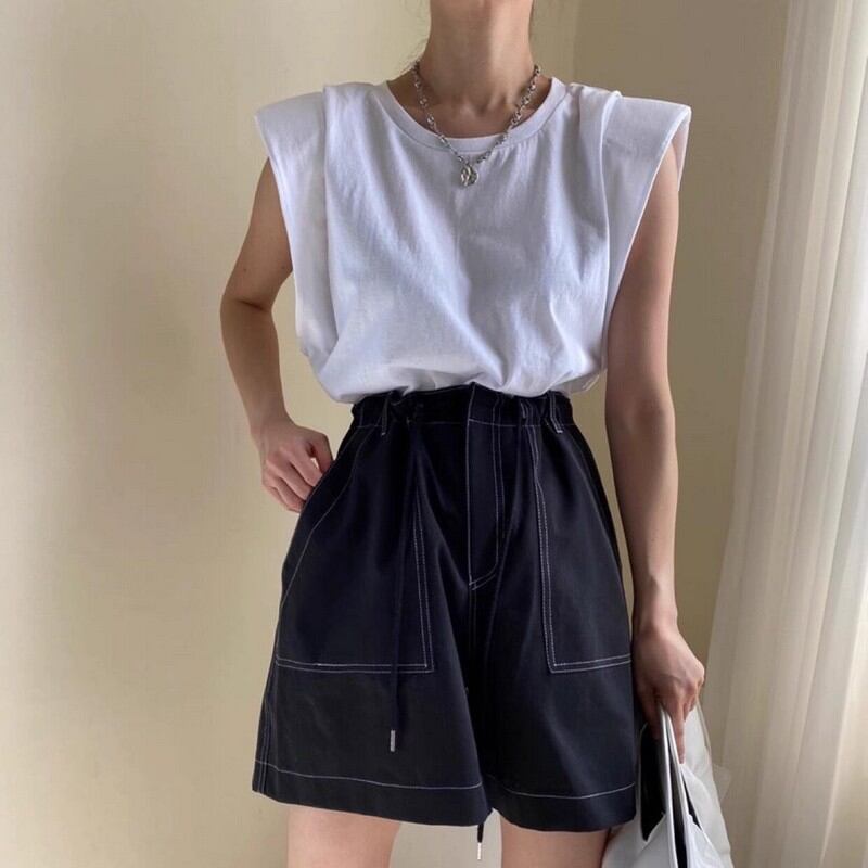 power shoulder pullover W00012