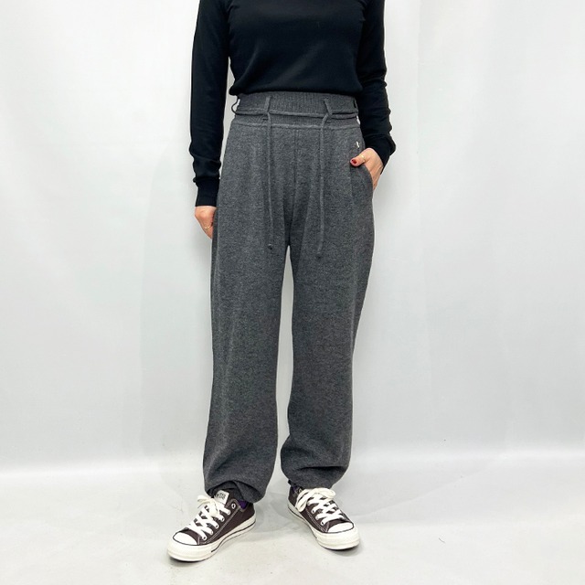 UNFIL アンフィル EX SUPER FINE WOOLEN WOOL HIGHT-GAUGE KNIT PANTS WXFL-UW121 2026秋冬新作 [送料無料]