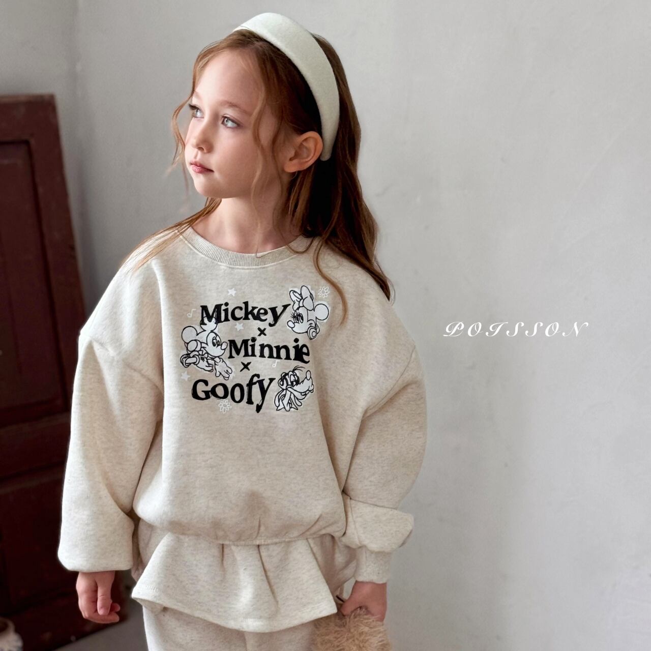 «予約»«ジュニアサイズあり»«poisson» フリルセットアップ 2colors