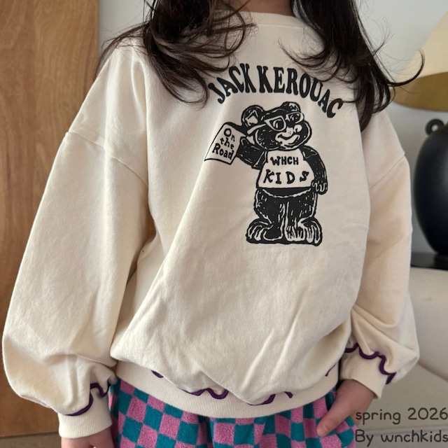 《送料無料》予約:くねくねトレーナー【wnchkid’s】