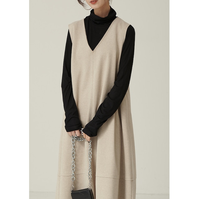 v-neck a-line dress 10971