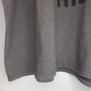 ディズニー　クルーネック　リンガーTシャツ　半袖　ビッグロゴ　オーバーサイズ