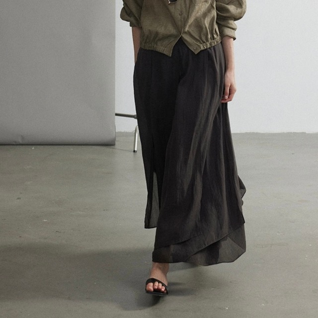 シアーランダムパネルスカート　  M00063