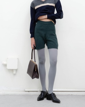 1990s Euro vintage - cashmere knit shorts