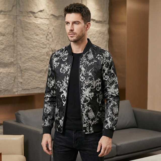 ジャカードフローラルブルゾン(3color） M0948