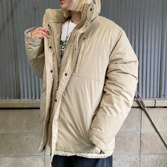 90年代 TOMMY HILFIGER トミーヒルフィガー ダウンジャケット メンズM 