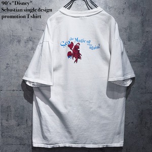 90's"Disney"Sebastian single design promotion T shirt