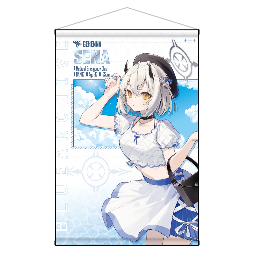 ブルーアーカイブ -Blue Archive- 描き下ろしB2タペストリー 4.5th Anniversary POP UP STORE / セナ