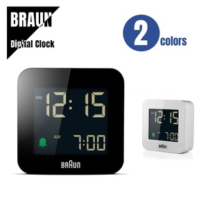 【即納】BRAUN ブラウン DIGITAL CLOCK デジタルクロック BC08 置き時計★2カラー 送料無料