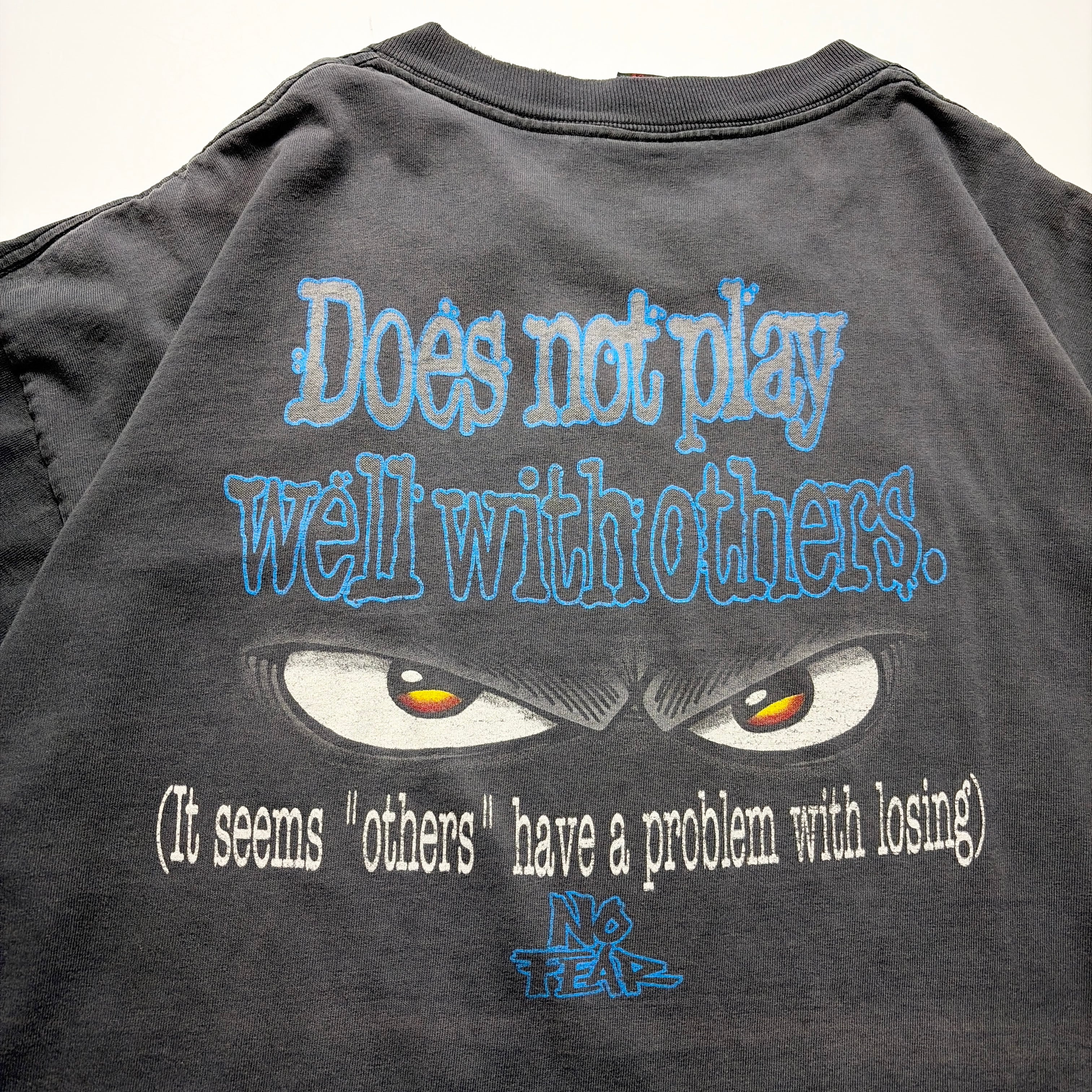 90s No Fear Eyes Graphic Tee