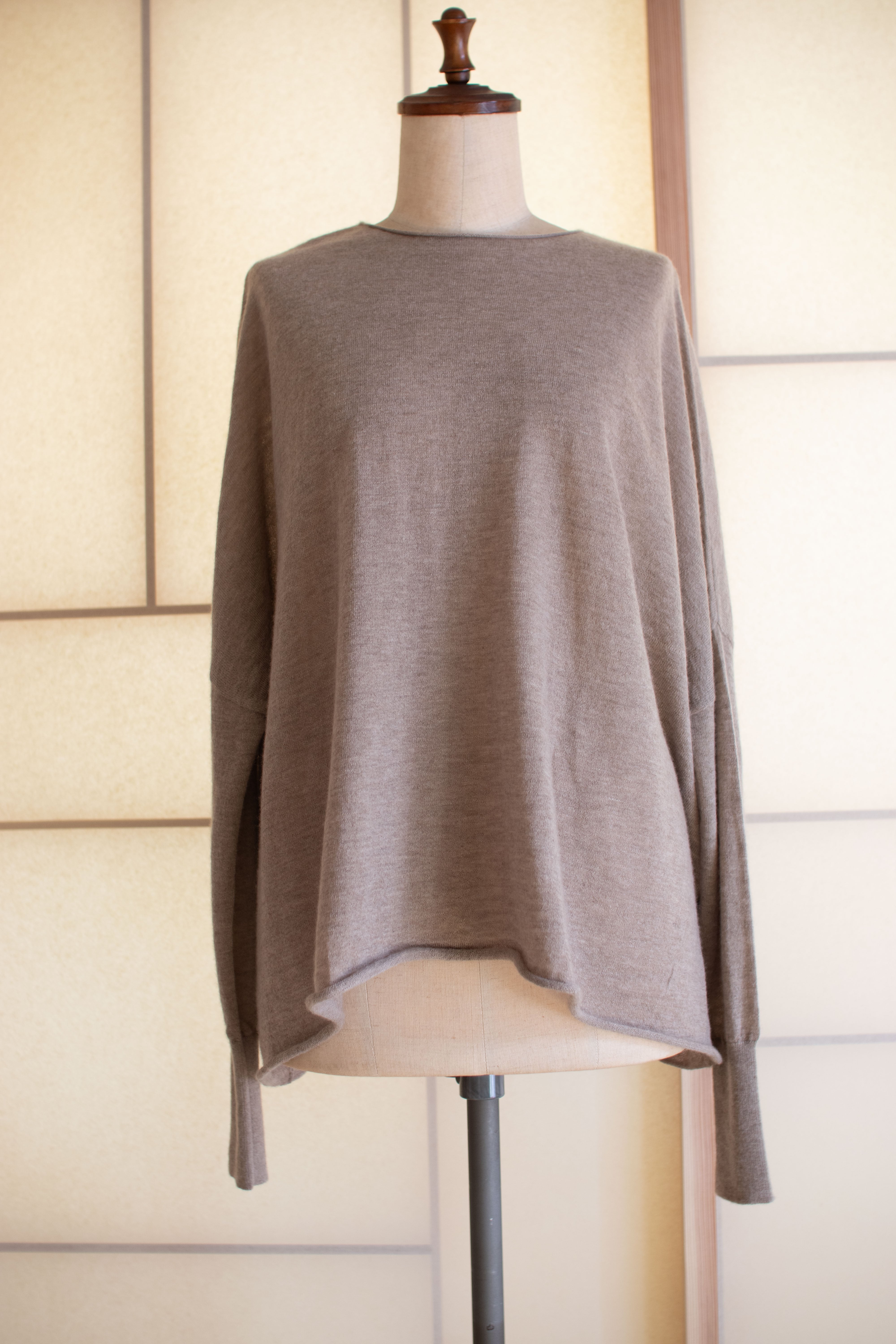 freeman b カシミヤ　ニット　変形スカート カシミヤに包まれる、楽ちんニットスカート – Envelope - エンベロープ