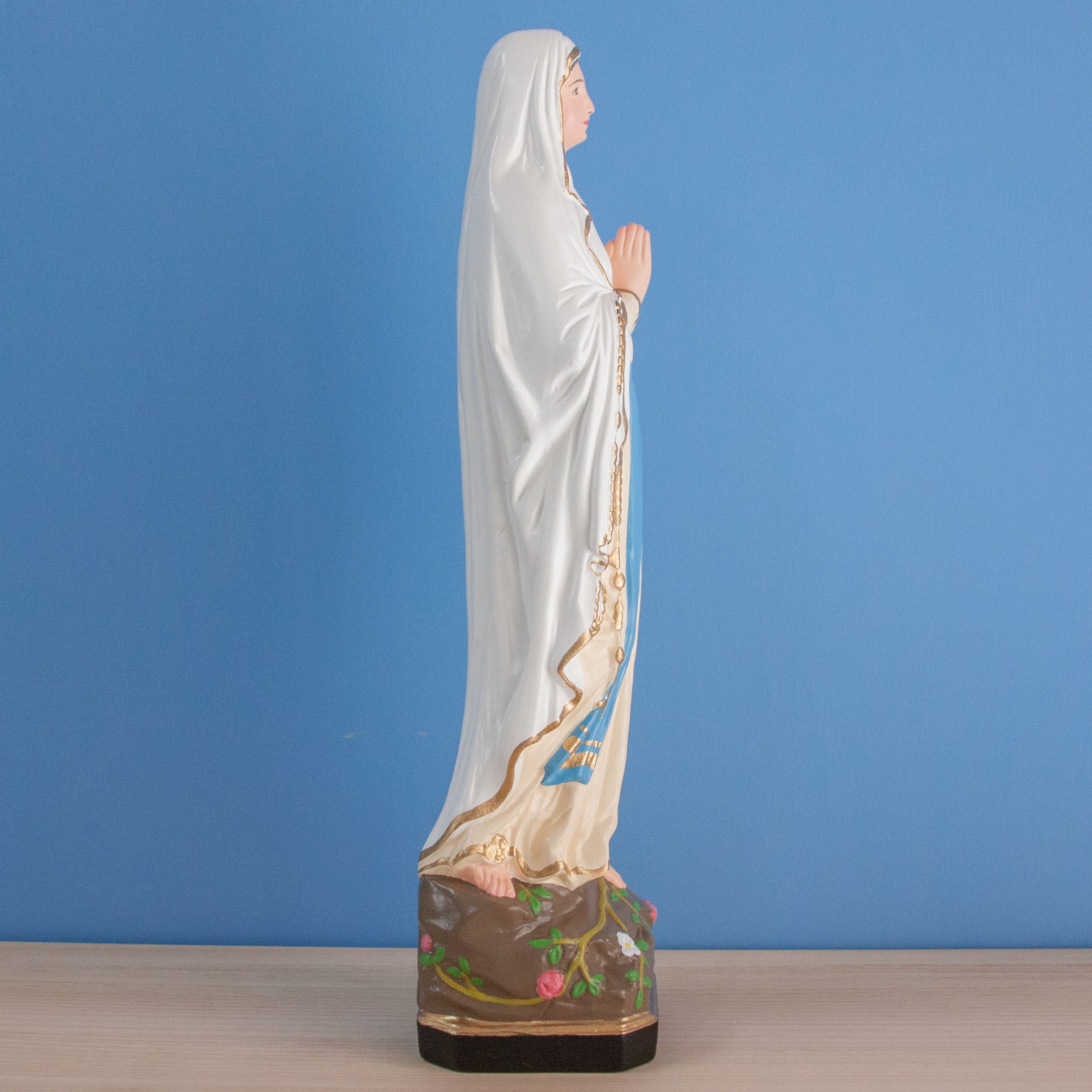 ルルドの聖母像【33cm】室内用カラー仕上げ | 中田ザビエル工房
