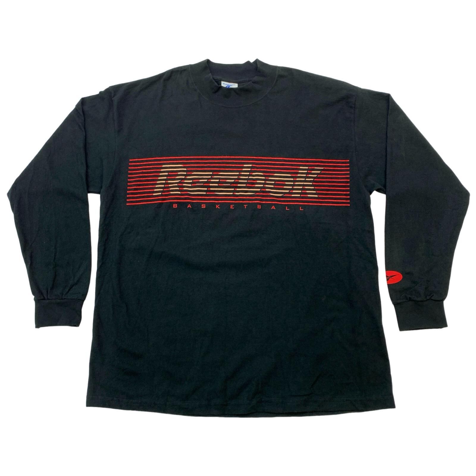 Reebok | リーボック 長袖Tシャツ BASKET BALL 90年代 ブラック