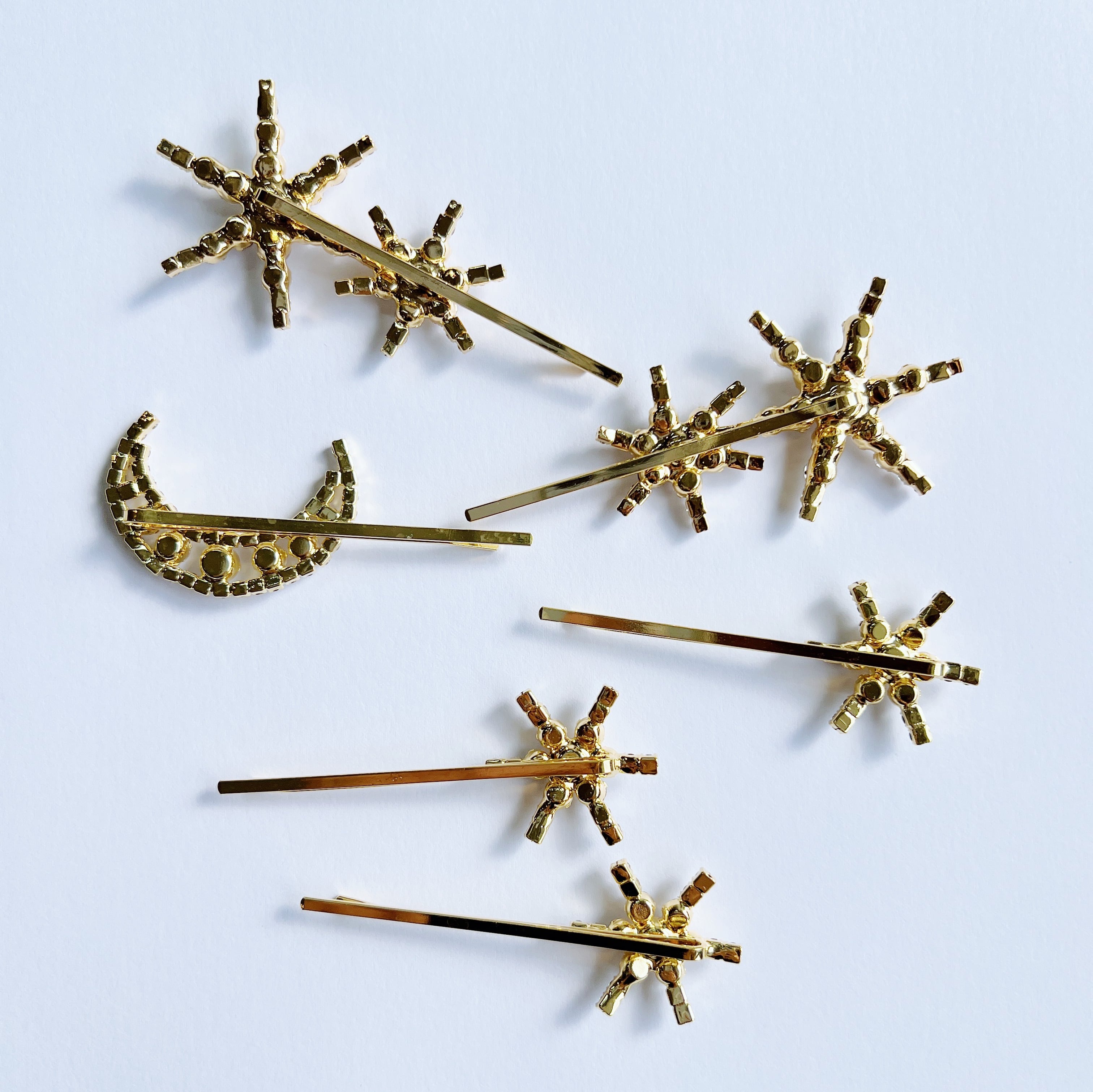 H-107 Stardustヘアピン6本セット ゴールド | ウェディング