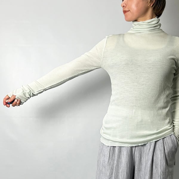 TICCA ティッカ ウールシルクボトルネックプルオーバー TBDA-282 [送料