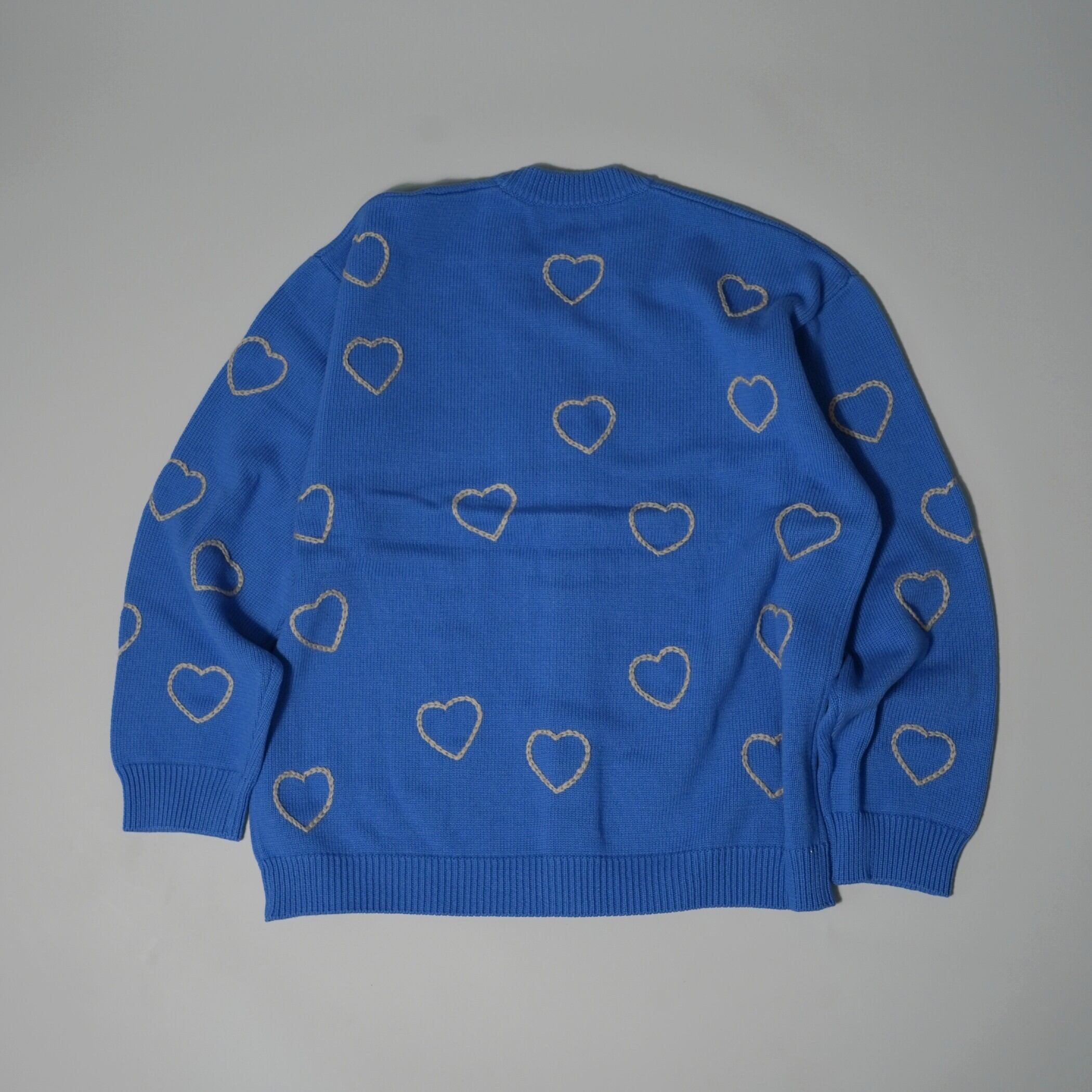 CC HAPPY HEARTFULL CARDIGAN -BLUE- | ChahChah | 公式通販サイト