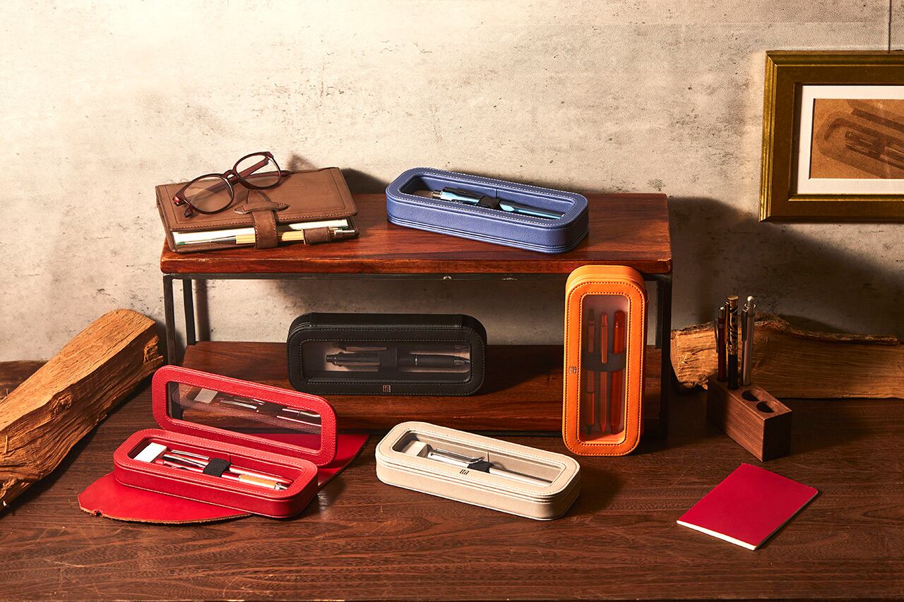 レイメイ フレームペンケース グレー