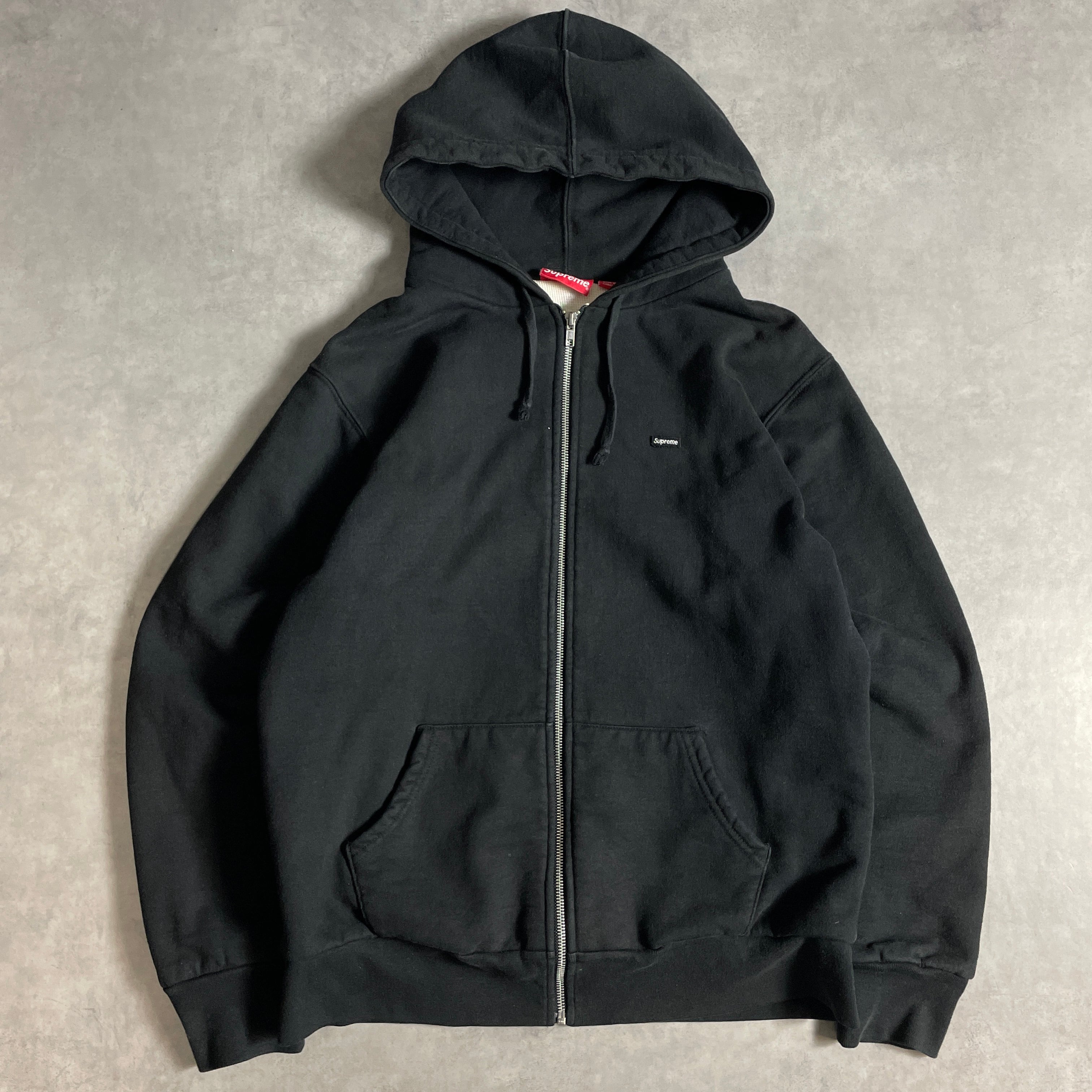 00s Supreme Small Box Thermal Zip Up Sweat