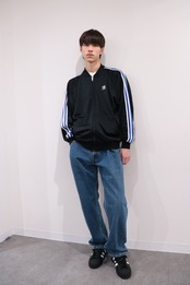 adidas 3 line track jacket