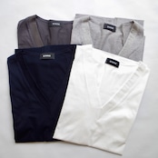 SINME VネックTシャツ ライトグレー