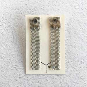 スクエアメッシュシャラシャラSピアス・イヤリング