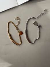 カーブラインボックスブレスレット