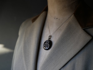 モノグラム ロケットペンダント フランスアンティーク アンティークのある暮らし ネックレストップ