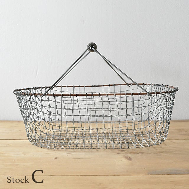 Vintage Wire Basket【C】 / ヴィンテージ ワイヤー バスケット / 1911-0183C