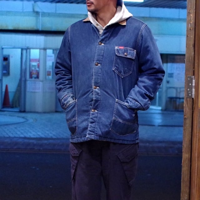 1970s BIG SMITH Quilting Lined Denim Railroad Jacket / ビッグ ...