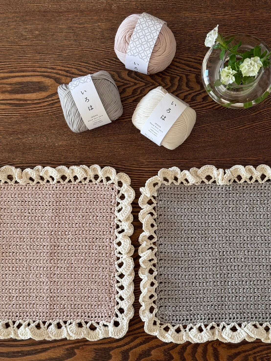 4周年フェア限定セット】乙女ごころくすぐる かぎ針小物3点セット