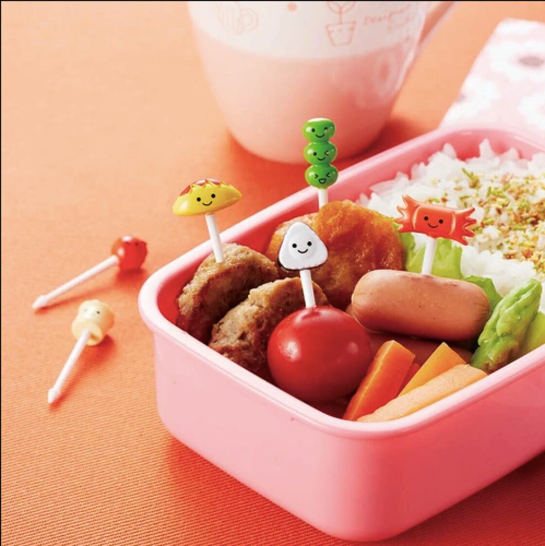 おかずピック2 キャラ弁/お弁当ピック/フードピック | PAY ID