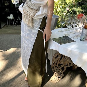 Lace Apron Skirt 500592