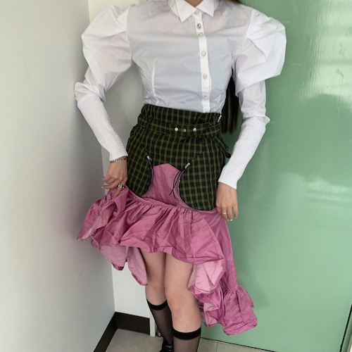 charlotte knowles wrap skirt