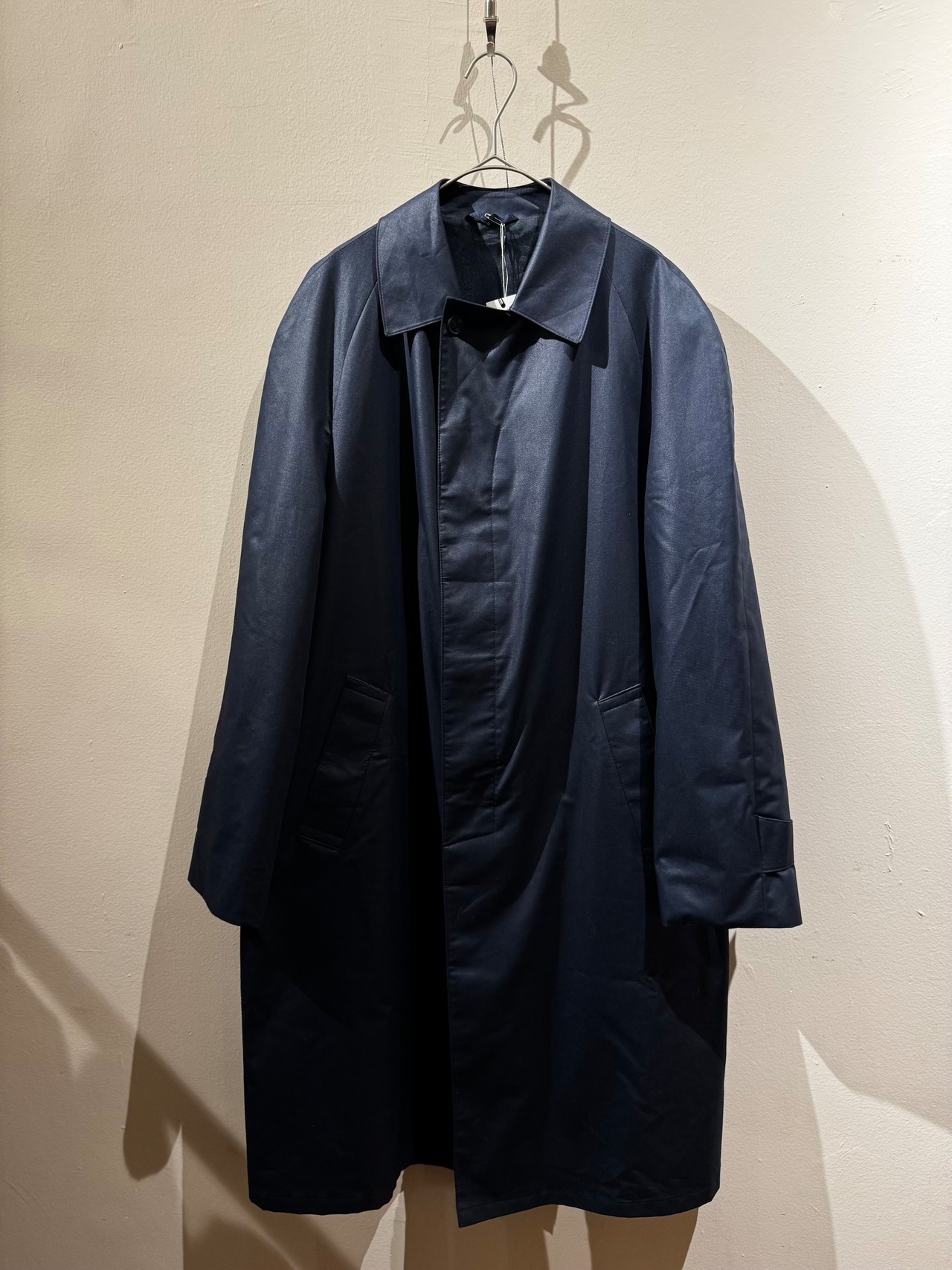 1970's-80's Vintage "ORATOP" Made in Finland Dark Navy Coat / フィンランド製ステンカラーコート