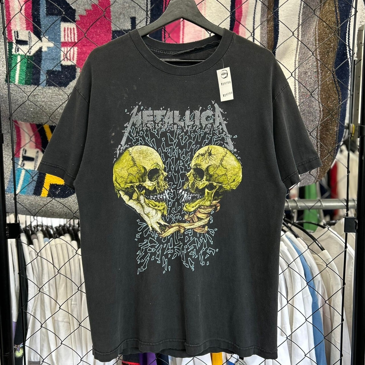 METALLICA PUSHEAD デザイン バンドTシャツ