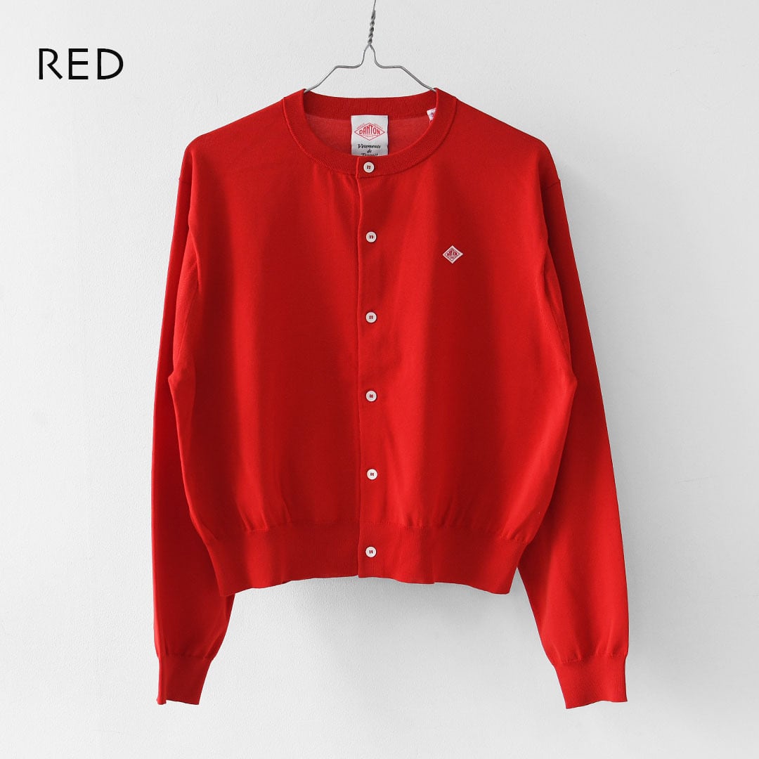 DANTON [ダントン] W Jersey Knit Crew Neck Cardigan [DT-D0137YSD