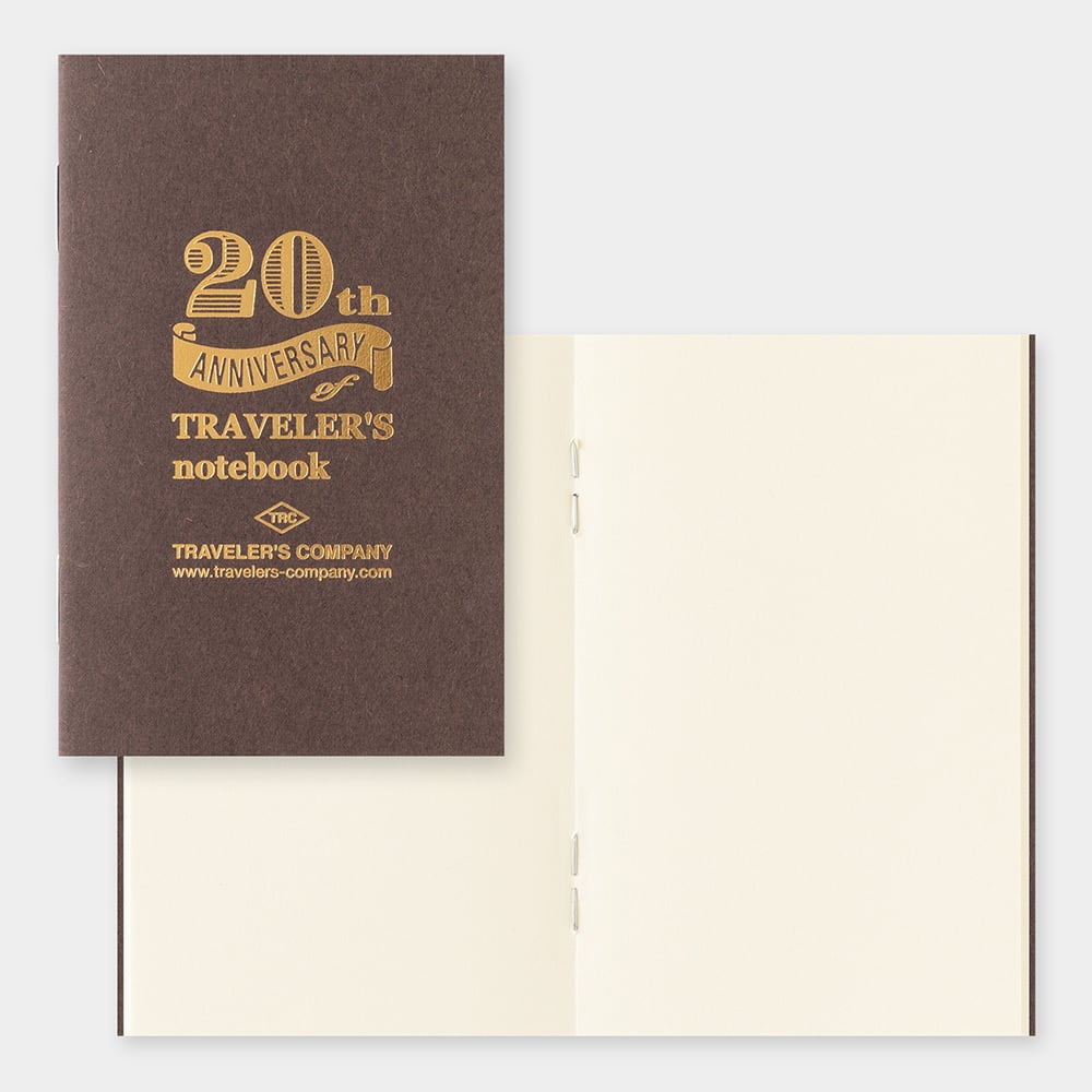 トラベラーズノート カードサイズ 20周年セット 茶 | 文華堂 ONLINE SHOP