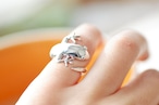 【ORDER】Gecko pinky ring #3〜4 SV925 / カベチョロ ピンキーリング