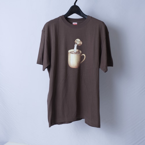 猫Tシャツ - スニャータ-【size:L】チャコール t19 猫Tシャツ - スニャータ-【size:L】チャコール t19