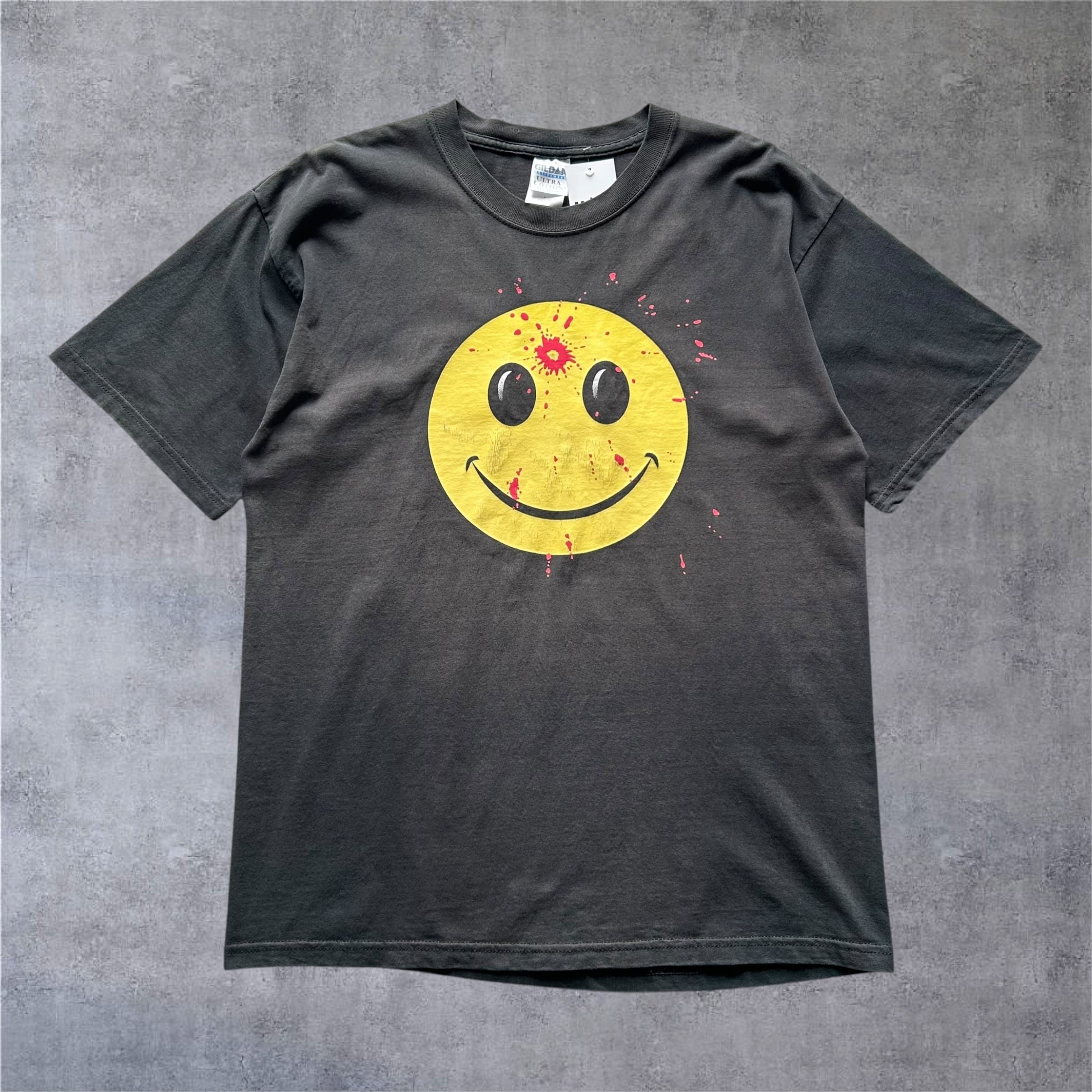 2000s "ぶち抜き" Smile T-shirt【高円寺店】