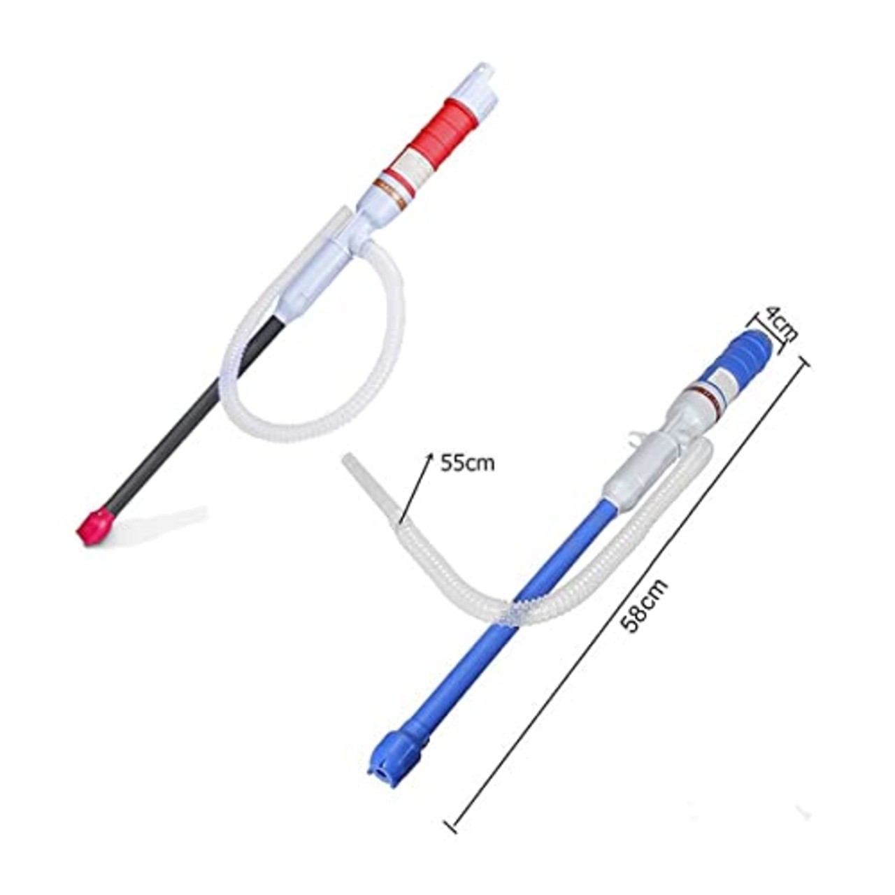 給油ポンプ 液体 電気送液ポンプ 燃料移送サイフォンポンプ パワーポンプ 電動式ポンプ ガソリン ポンプ 電池 ガソリン緊急補給用 手動送液ポンプ レッド