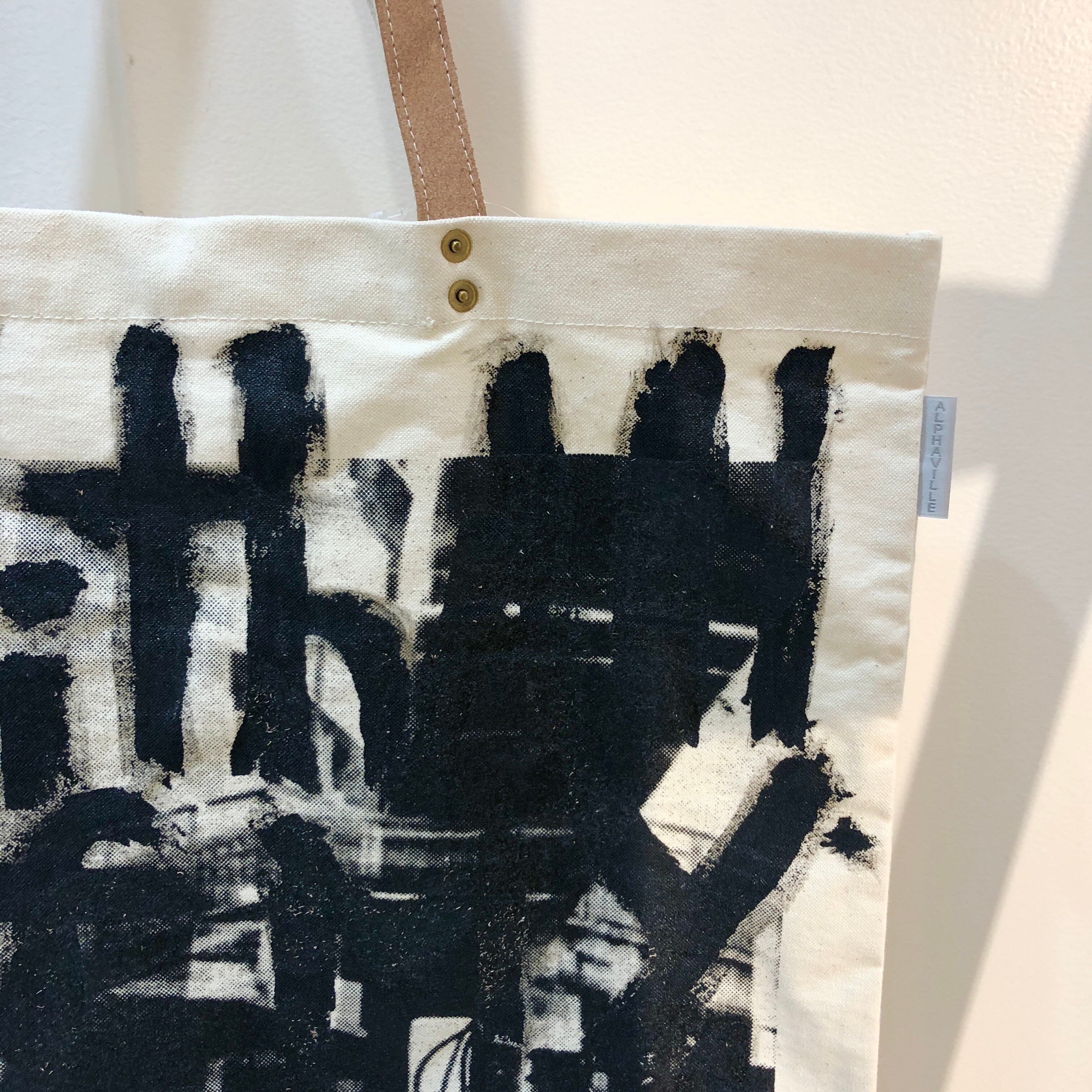 キャンバストートバッグ プリント＋ペイントB | ALPHAVILLE WEB SHOP