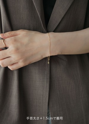K14GF -Box Chain Bracelet-