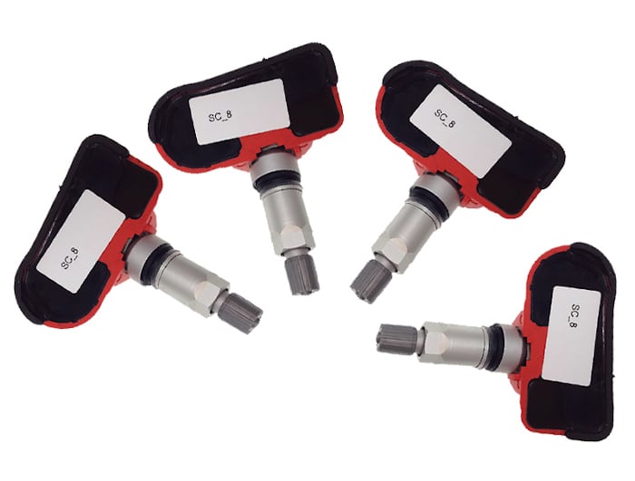 セット TPMS タイヤ 空気圧 センサー 0009057200 433.92MHz Mercedes