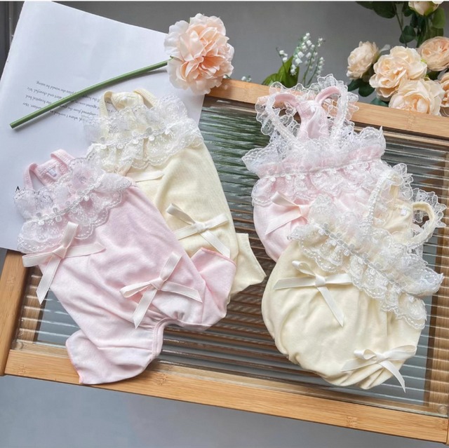 lace camisole/rompers