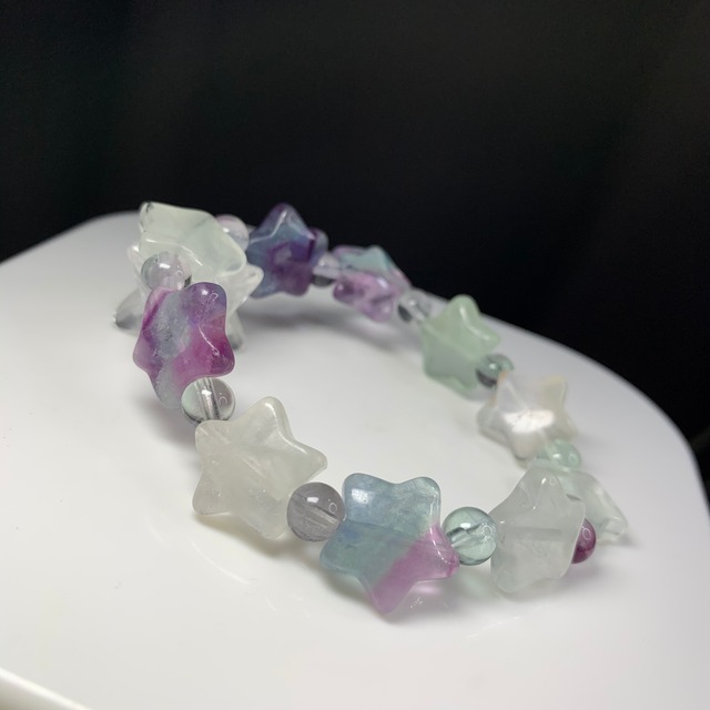 フローライトスターブレスレット