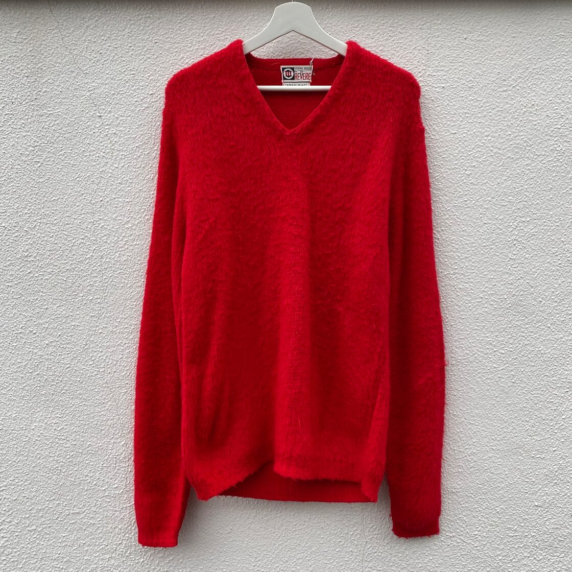 60s REVERE V-Neck Mohair Sweater / vintage ビンテージ モヘア 