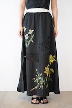 vintage lace skirt cherry